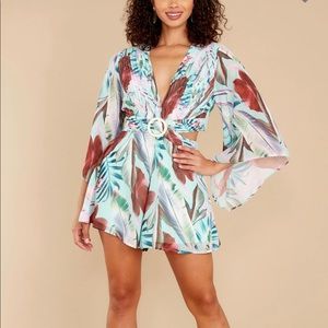 Beautiful Tropical Romper from Red Dress